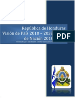 Vision de Pais - PLAN NACIONAL DE PAIS HONDURAS