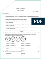 Sample Paper 1science