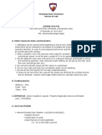 1st Sem 2021-2022 Course Outline