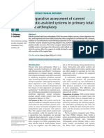 Comparative Assessment of Current Robotic-Assisted Systems in Primary Total Knee Arthroplasty