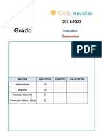 Examen Diagnostico 4grado