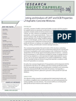 LTRC Capsule 11-3B Testing and Analysis of LWT and SCB Properties of Asphaltic Concrete Mixtures