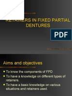 Retainers in Fixed Partial Dentures