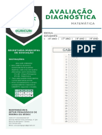 6º e 7º Ano - Só Matemática - Avaliação Dignóstica 2022.2