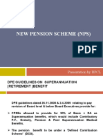 New Pension Scheme (NPS) : Presentation by BPCL