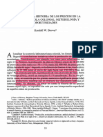 BROWN, K. El Estudio de La Historia de Los Precios en La AmÃ©rica Espaã Ola