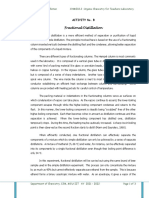 Activity 8 Fractional Distillation Procedure