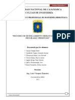 Proceso de Modelamiento Hidraulico