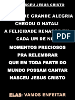 Cantata O Verdadeiro Natal 2019 - LETRA