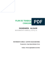 Alcaldes Municipales-Movimiento Amigo, Acción Movilizadora Independiente Generando Oportunidades-Plan-Trabajo