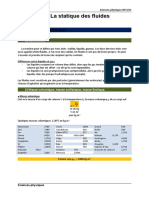 M1: La Statique Des Fluides: I. Définitions Générales