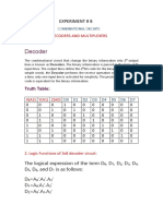 Exp 8 Decoder