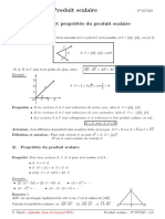 Cours Produit Scalaire 1STI