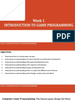 Game Engine Programming 2 Week 1