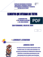 Elementos Que Integran Los Textos