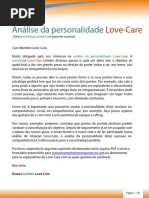 Analise Da Personalidade Love Care