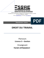 Droit Du Travail