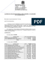 Relatório Material Carga Aprov. Da 2 Cia Sup - 02 Fev 2023