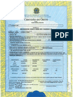 Certidão de Óbito de Margarida Pizzoni