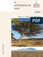 Boletín de La Real Sociedad Española de Historia Natural Actas