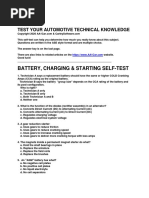 Self-Test Battery Charging Starting