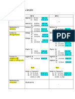 Mock Exam Schedule January 2023