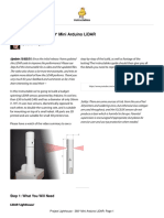 Project Lighthouse 360 Mini Arduino LiDAR