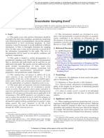 Documenting A Groundwater Sampling Event: Standard Guide For