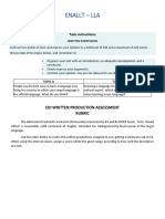 Written Assessment RUBRIC