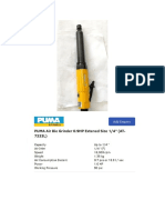 Data Sheet Air DIE Grinder