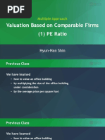 05 1-2-Slide Course 5.2 Multiple Approach - Valuation Based On Comparable Firms 1 PE Ratio