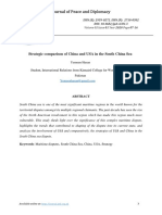 Strategic Comparison of China and USA in The South China Sea