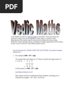 Vedic Maths