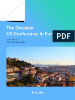 The Greatest UX Conference in Europe: Press Kit