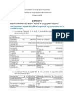 Ejericicio 3 Primera Parte: Elabore El Balance General de Las Siguientes Empresas