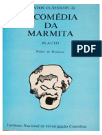 A Comédia Da Marmita Plauto