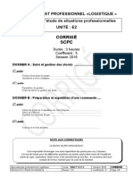 Bac Pro Logistique 2016 Corrigesujet Polynesie SCPC