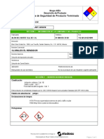 Hoja de Seguridad de Producto Terminado