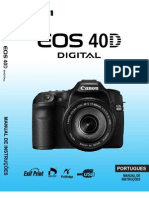 Canon EOS 40D Manual Portugues