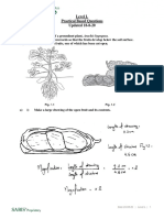 2021 Level L Biology Practical Based Questions