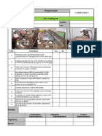 Gas Cutting Set HSE Checklist