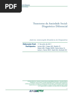 Transtorno Ansiedade Social Diagnostico Diferencial