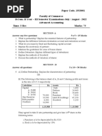 SEM III - Advanced Accounting (EM)