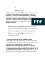 La - Adolescencia 2011 Texto Argumentativo