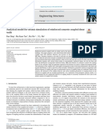 Analytical Model For Seismic Simulation of Reinforced Concrete Coupled Shear Walls