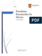 Periodistas Reconocidos en México