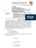 Carta N°4, Adelanto Directo