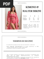 Patrón Bikini y Kimono L