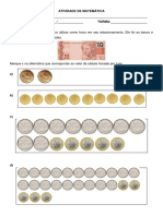 Atividade de Matemática Financeira