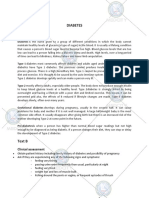 Reading Test - 5 Diabetes Text A: Clinical Assessment